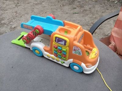 VTech Toot-Toot Drivers SmartPoint Flatbed Tow Truck Toy