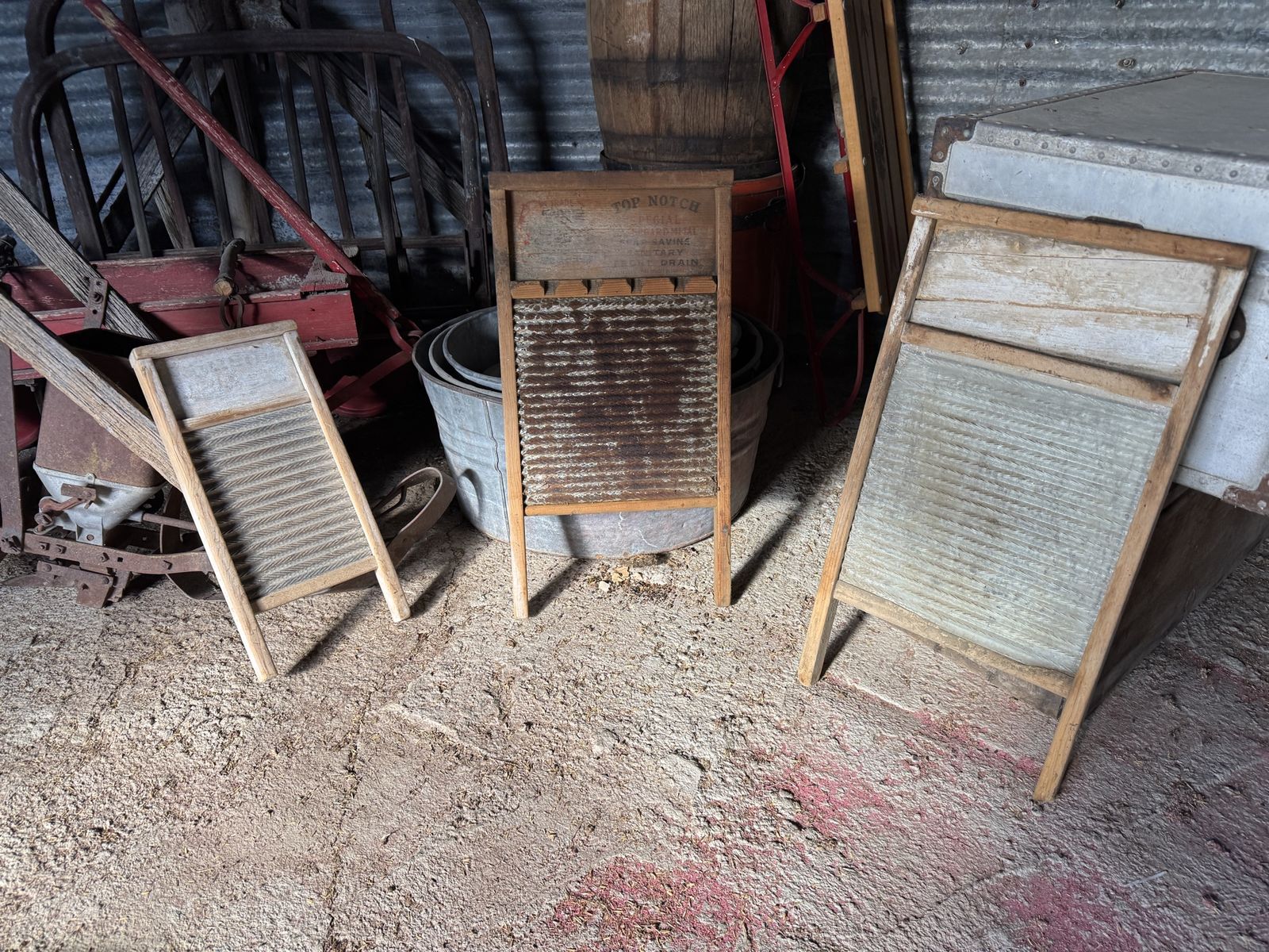 Antique Windows / Dresser / Wagons & More Vintage