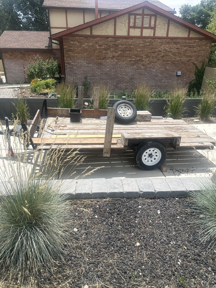 Flat bed trailer 6 1/2' x 13'