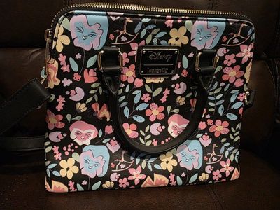 Loungefly Disney Alice in Wonderland Flowers Crossbody Bag and Wallet