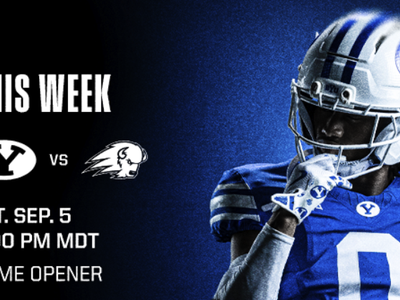 BYU Football Home Opener vs Utah Tech Sept 5 at 6pm (4 seats together)