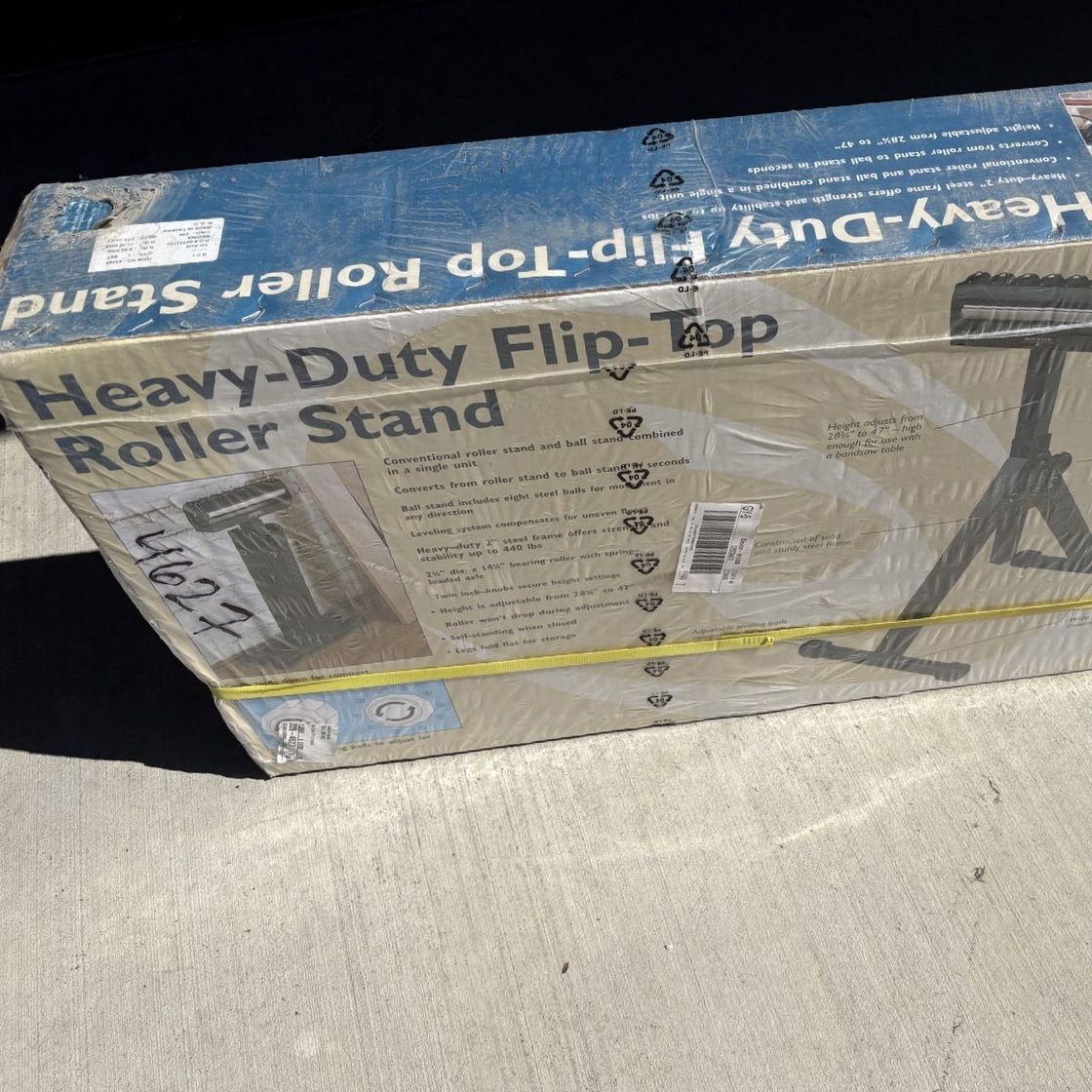 Rocker heavy duty fliptop roller stand (new in box)