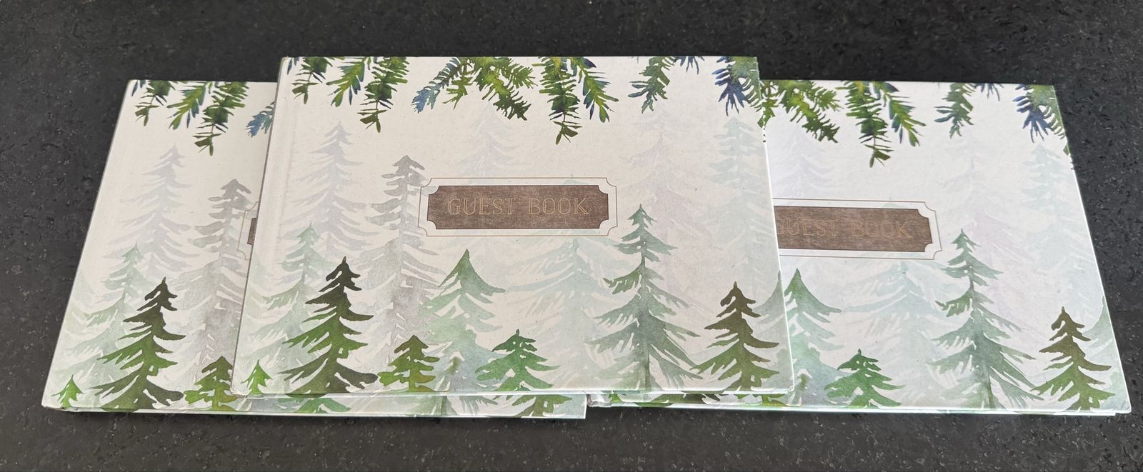 Guest Book Cabin Edition