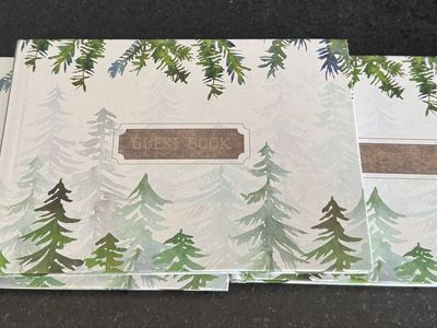 Guest Book Cabin Edition