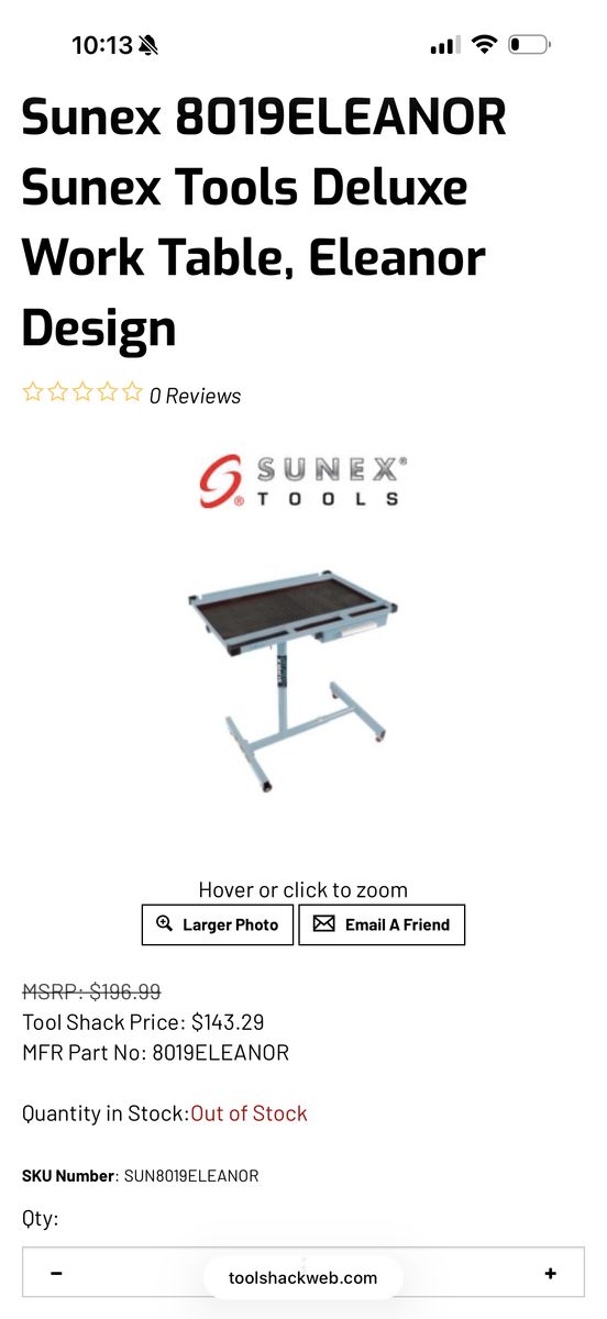 Tool Deluxe Work Table