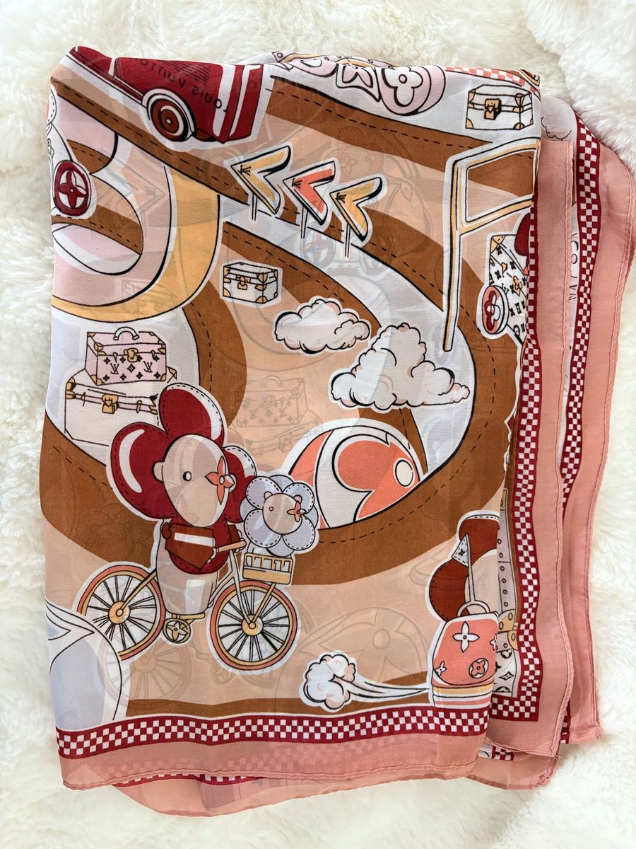 Assorted Fashion Silk Square Scarfs New