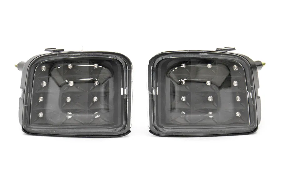 SubiSpeed USDM LED Front Turn Signal Clear Lens with black background 2015-2021 WRX & STI WRX STI WRXSTI 15WRXFTURN-CL
