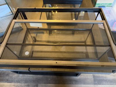 Zoo Med Glass Reptile Terrarium Tank with Mesh Screen Top