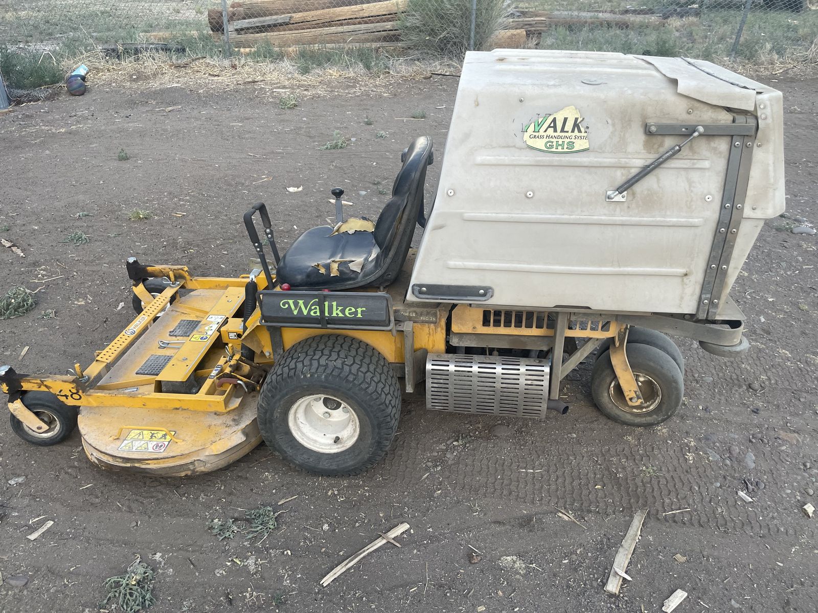 Walker mower