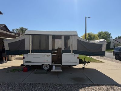 Coleman Santa Fe Pop-Up Travel Trailer - Expandable Camper,