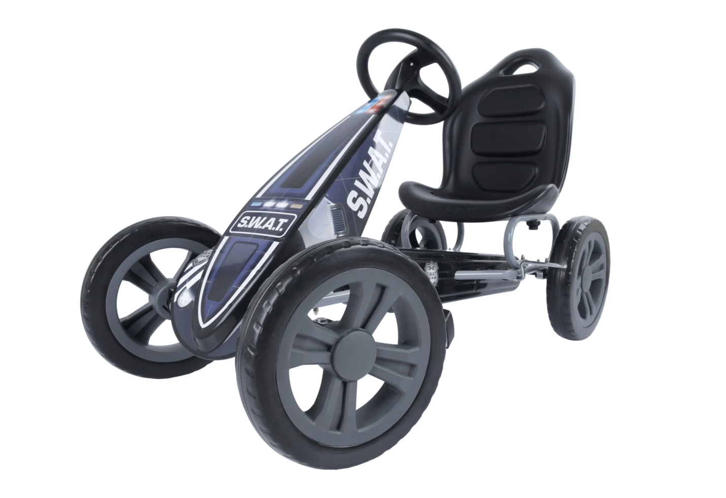 New in Box S.W.A.T. Cyclone Pedal Go Kart with Adjustable Bucket Seat