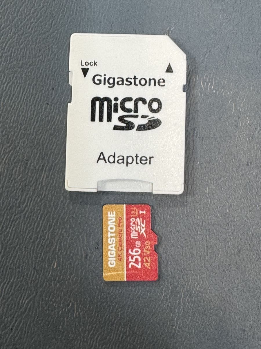 Sd card 256gb gigastone 4k very fast