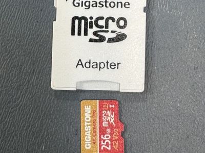 Sd card 256gb gigastone 4k very fast