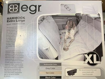 Petego egr XL Grey hammock rear bench dog seat cover suv/truck *Brand new, never used