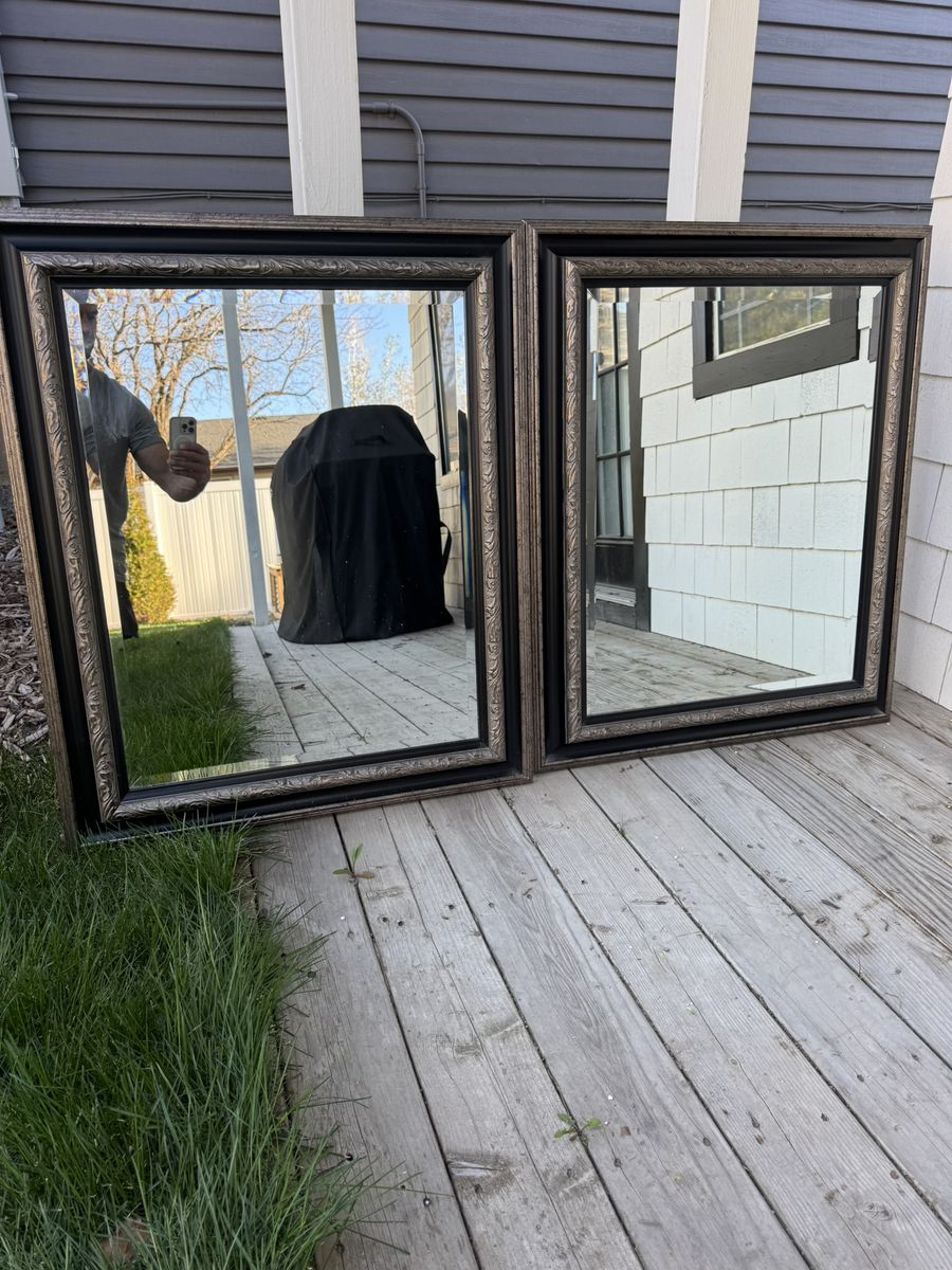 Decorative Wall Mirrors 3 Total - Sold Separate or Together