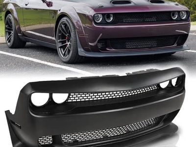 15-23 Dodge Challenger Hellcat style front bumper and grille kit