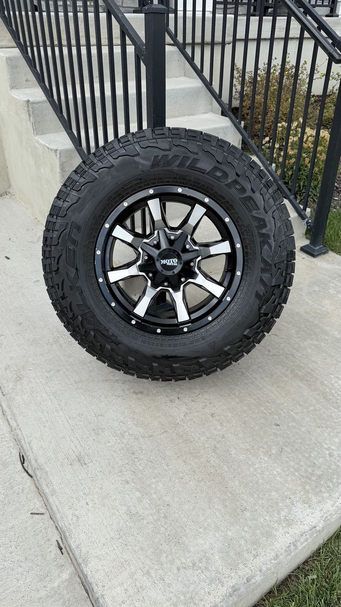 Toyota Tacoma Chevy GMC Ford F150 Rims and Tires 285/70R17 Falken Wildpeak AT3W