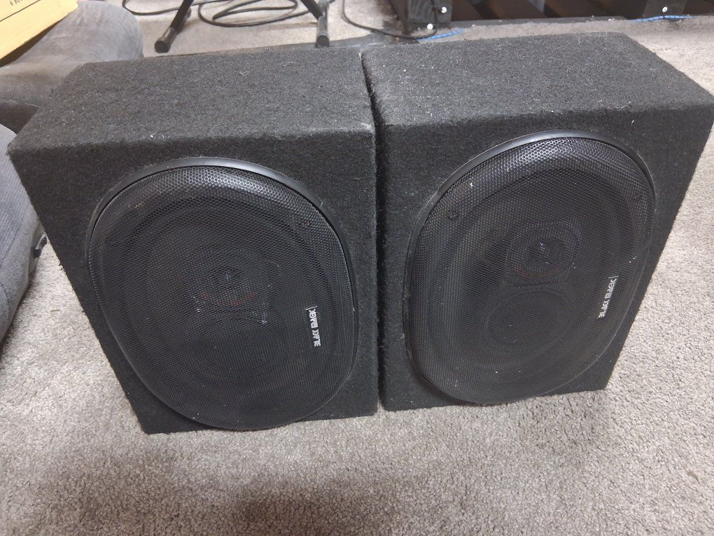 Black Magic 6X9 Car Speakers in Box's Good Condition!