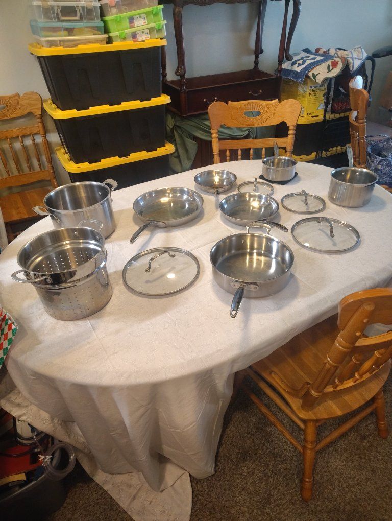 Cuisinart Chef's Classic 11-Piece Stainless Steel Cookware Set - COMPLETE