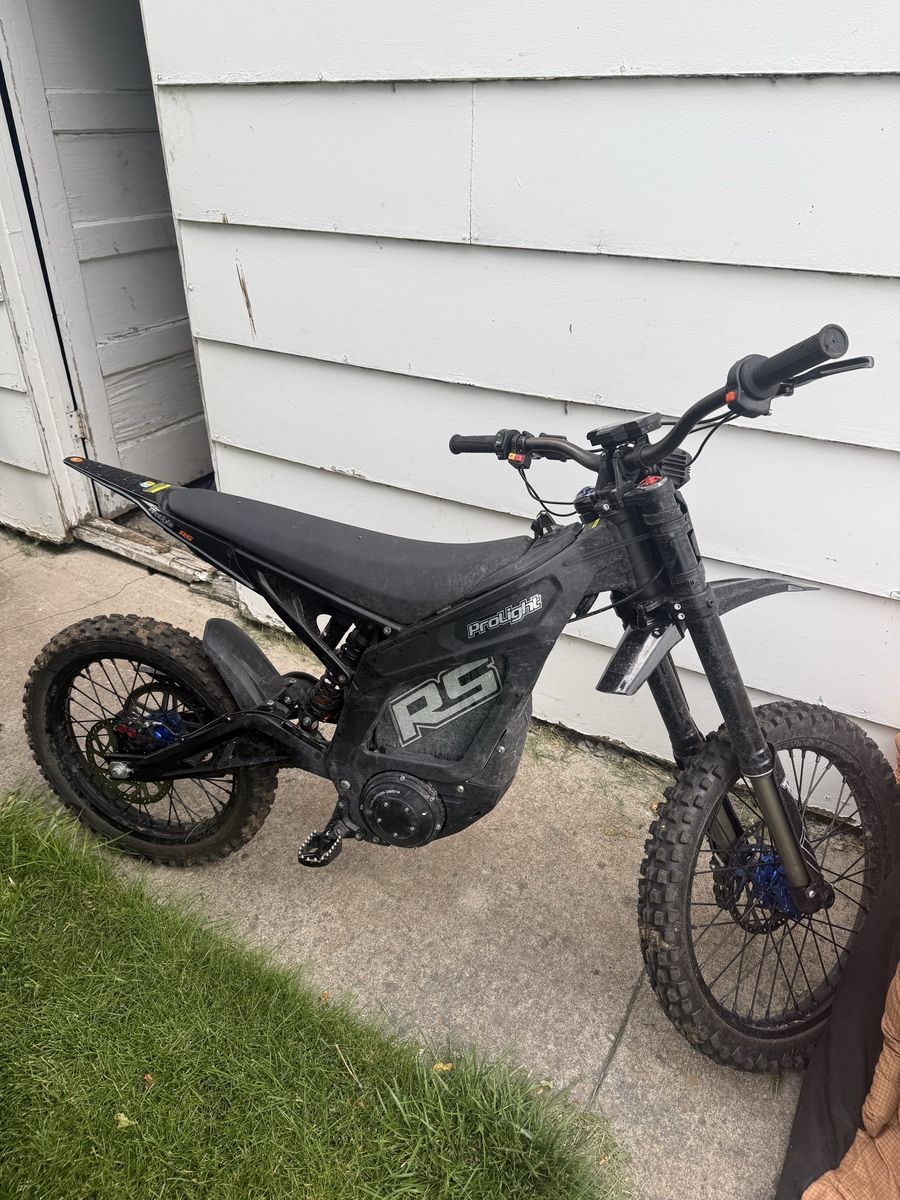 Tork ProLight RS Electric Dirt Bike - 57 Miles - Excellent Condition
