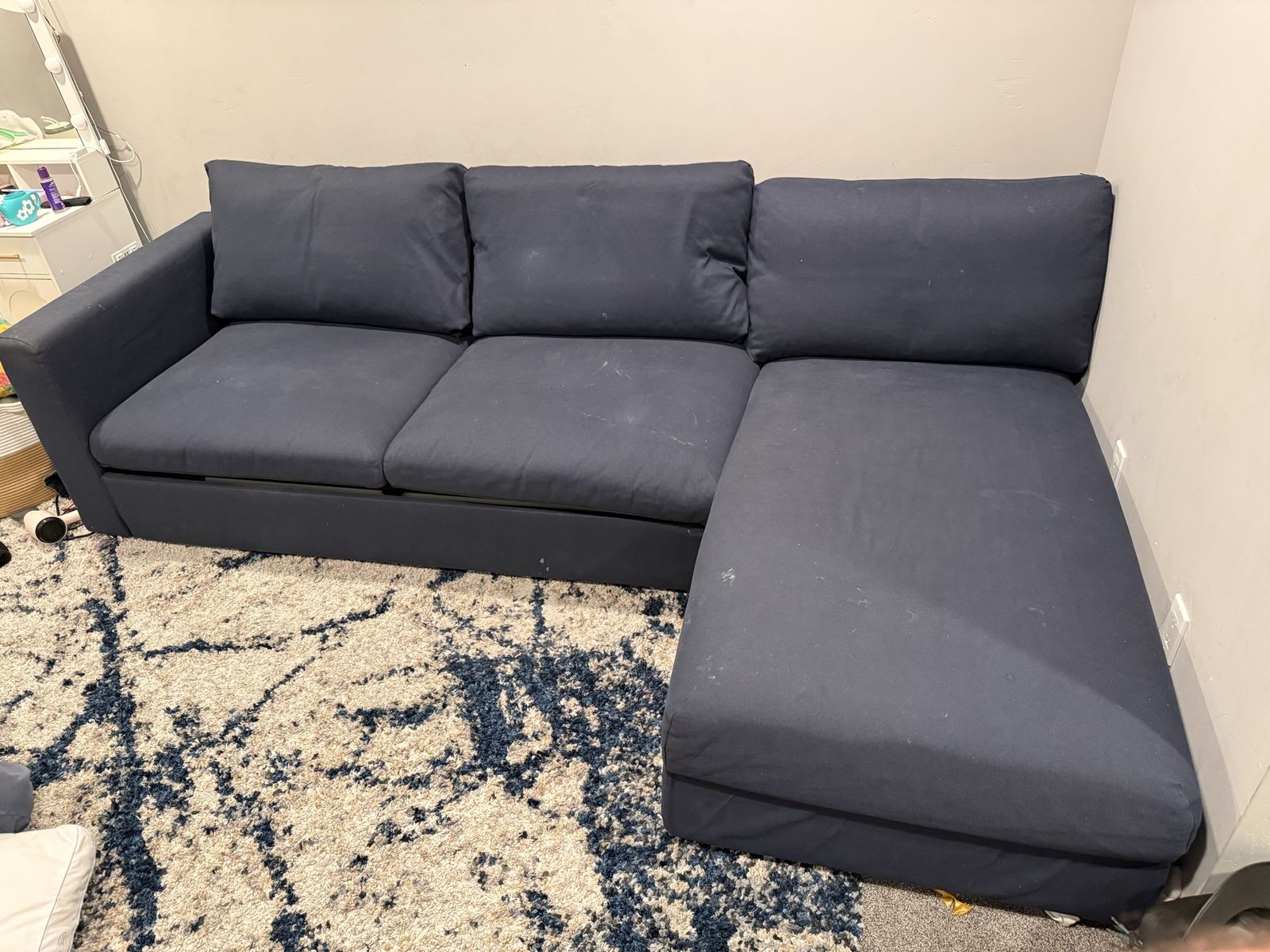 Nice couch with pullout queen bed