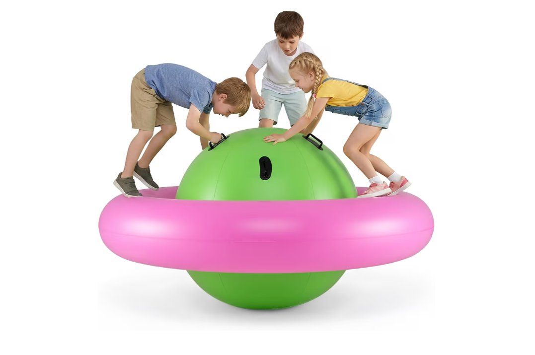 Inflatable dome rocker bouncer 88"