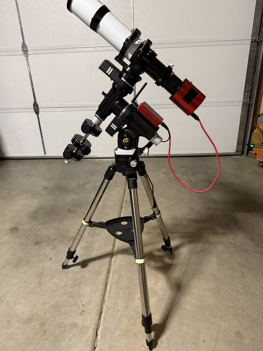 iexos 100 pmc8 mount and tripod.