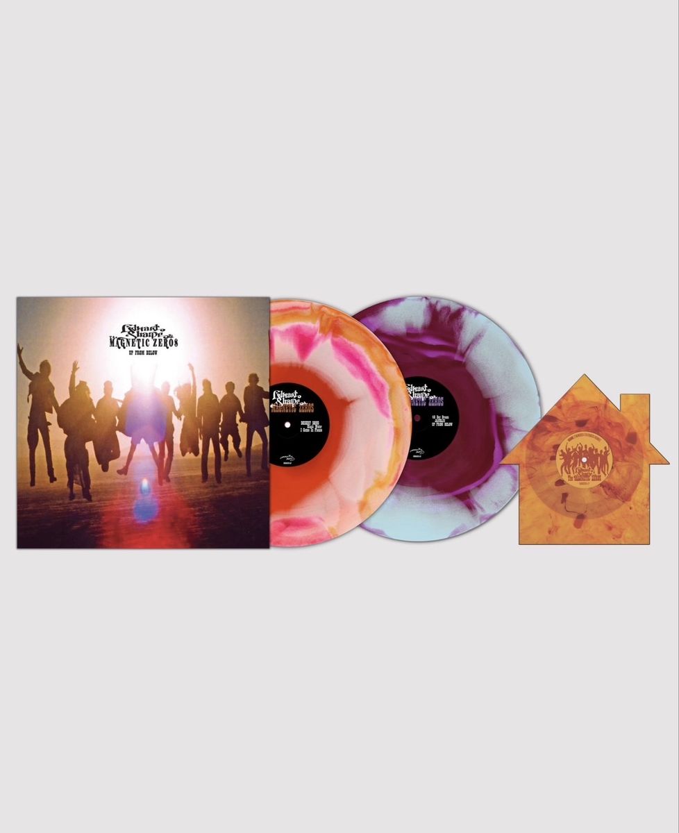 Edward Sharpe & The Magnetic Zeros-Up From Below-Vertigo Vinyl 3LP with House Shaped Vinyl-X/500-SEALED