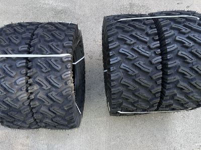 GBC Dirt Commander 2.0 27x9-12 and 27x11-12 (8 Ply Radial) Tires for Yamaha Wolverine or other SxS and ATV's