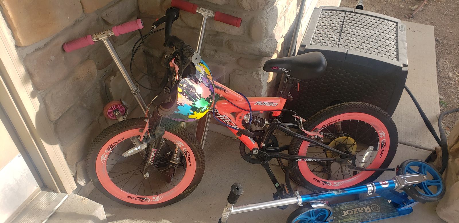 Bikes and scooters x3 each FREE