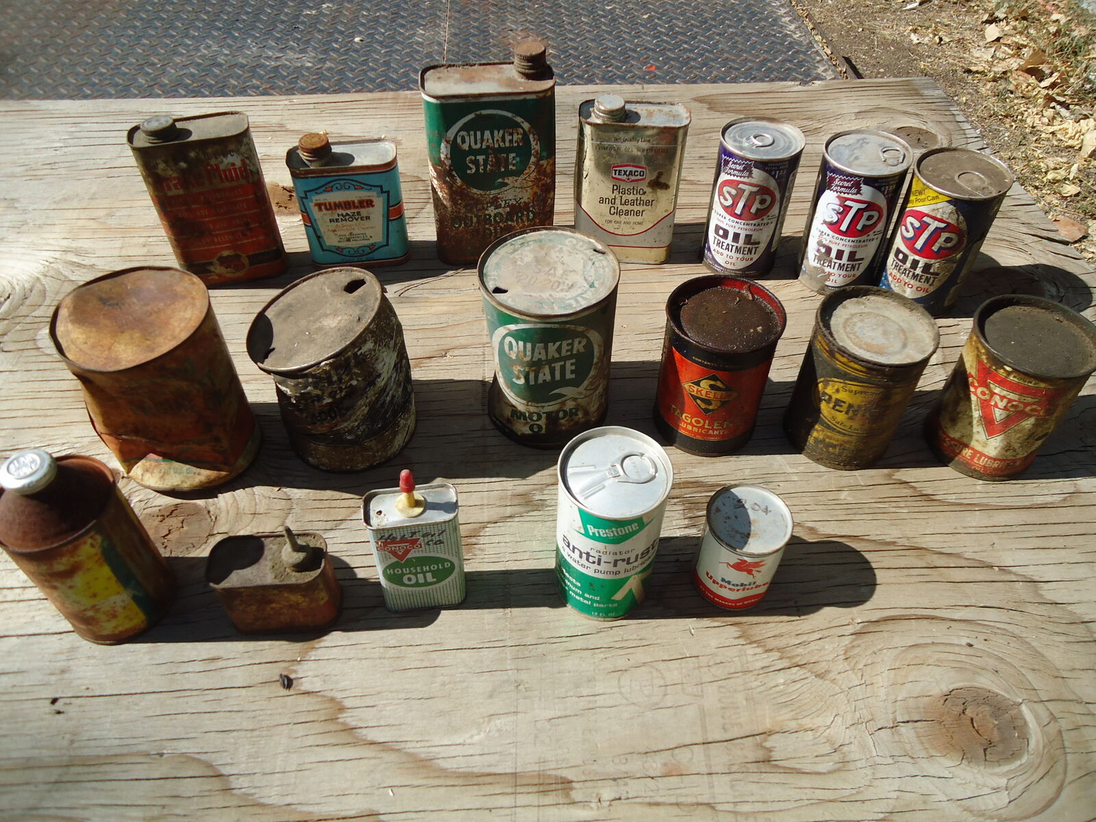 Old Oil Cans