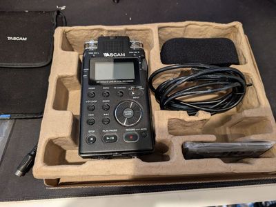Tascam DR-100 MKII Portable Audio Recorder w/ original box and accessories