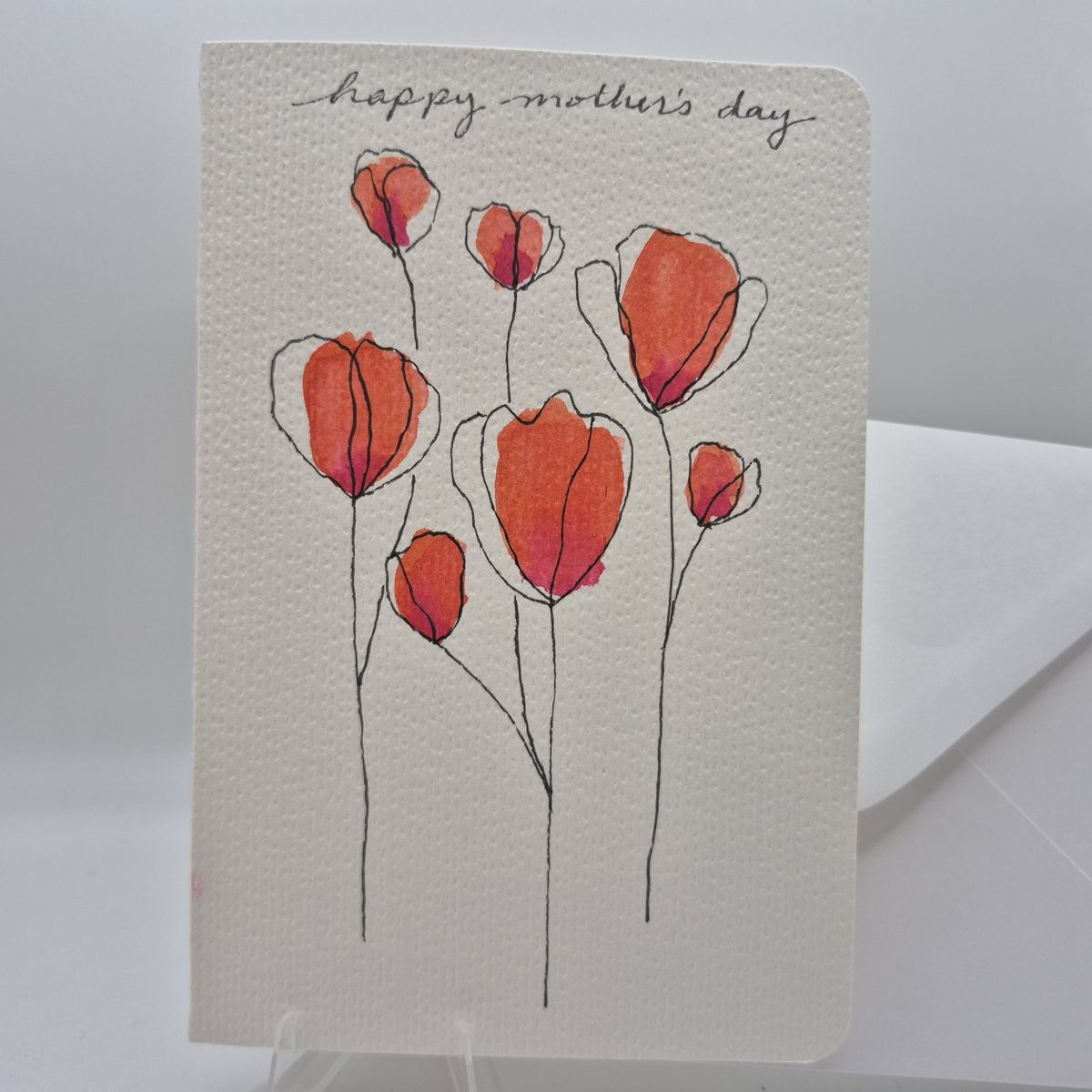 Hand-Painted Mother's Day Card