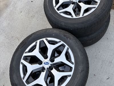 Subaru OEM Wheels and Tires 5 X 114.3 225/60R/17