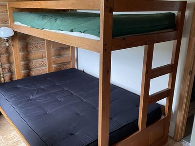 Bunk bed. Lower bed converts to a couch.