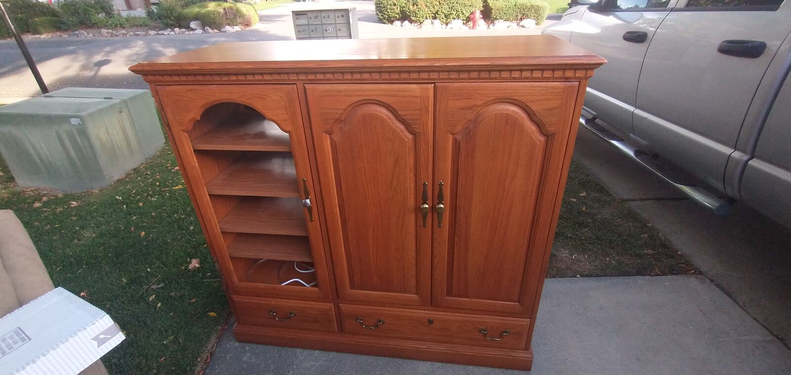 Wood Entertainment Center