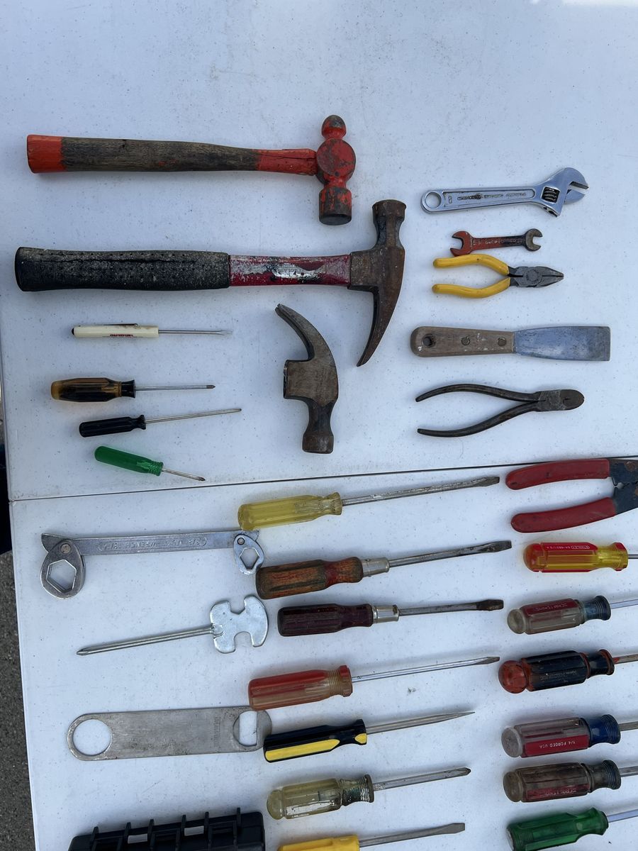2 for $1.00 Assorted Vintage Hand Tools , Hammers, Screwdrivers, Pliers, Wrenches two for $1.00
