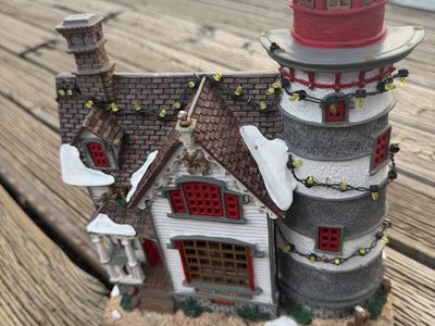 Lemax Village Collection Lighted Lighthouse Building