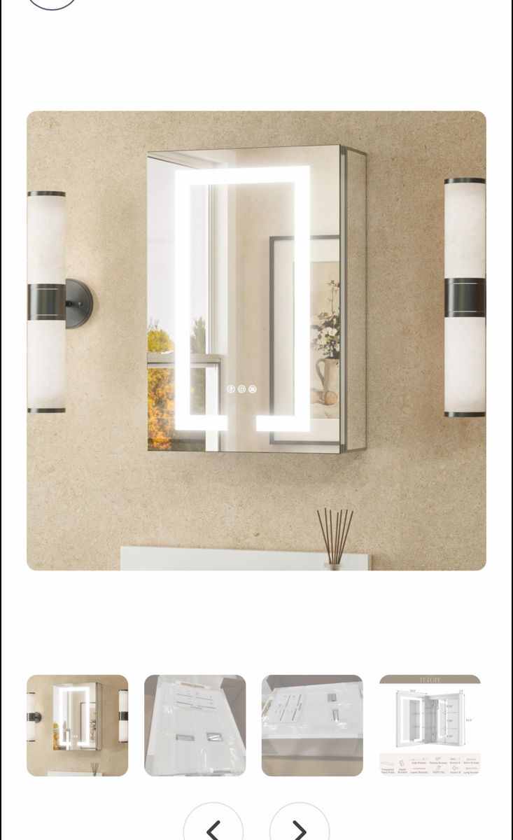 TETOTE LED medicine cabinet
