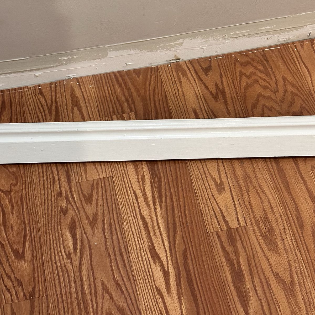 Painted Wood Baseboards