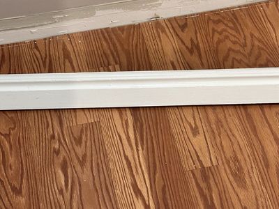 Painted Wood Baseboards