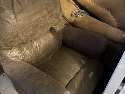 Lazy Boy Recliner Brown Plush
