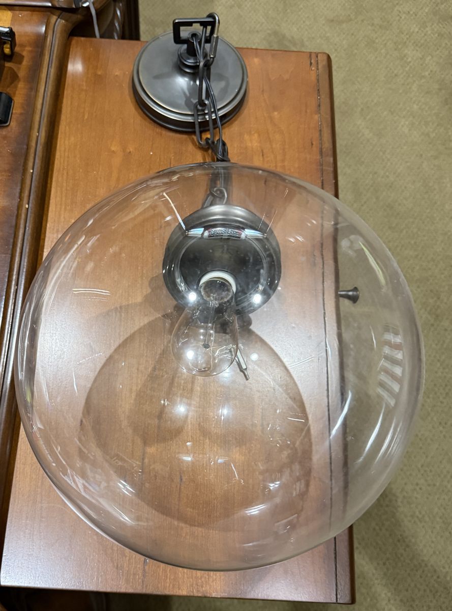 12 inch Globe Schoolhouse Pendant Light