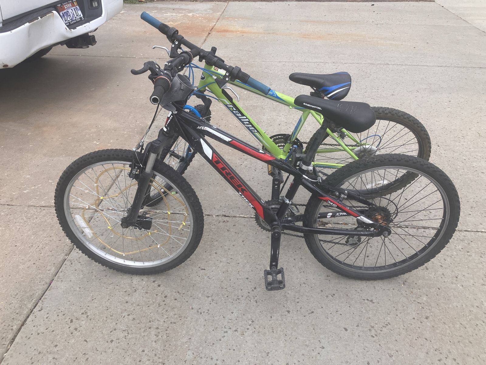 Pair Of Youth Mountain BIkes
