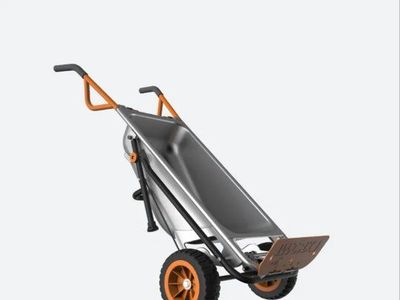 New Worx Aerocart Steel Wheelbarrow
