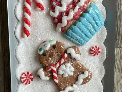 Christmas Cookie Tray Sheet Pan ornament 7.5 Inch
