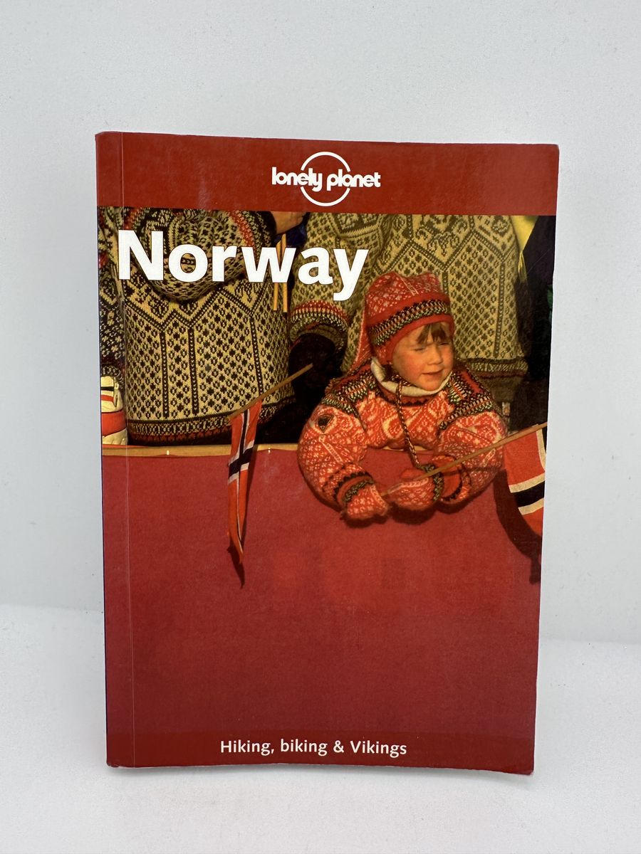 Lonely Planet Norway 1st Ed 1999 Travel Guide Hiking Biking Vikings Maps