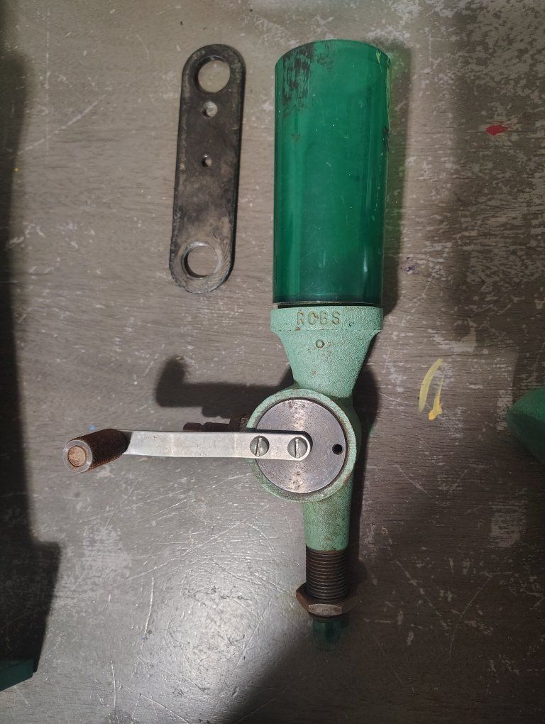 RCBS Uniflow Powder Measure Reloading Tool with Green Hopper