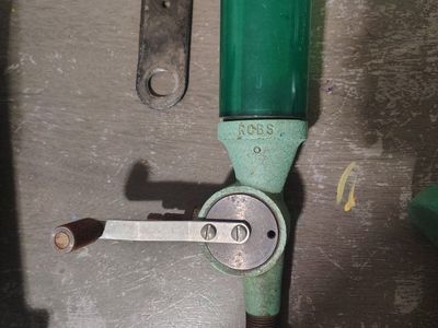 RCBS Uniflow Powder Measure Reloading Tool with Green Hopper