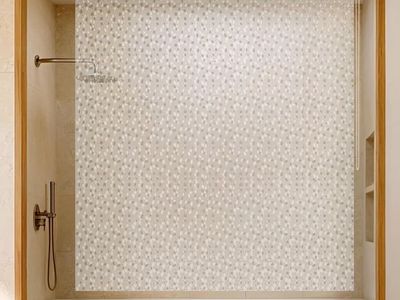 56in Ceiling Rollup Shower Curtain